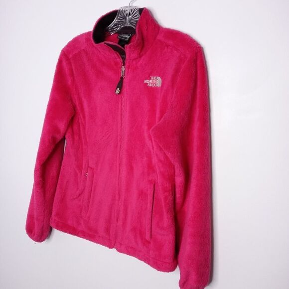 The North Face pink soft and cozy zip up jacket women's size small - Picture 2 of 6